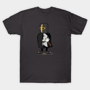 Teutonic Knight Cartoon (Player 7 colors, grey) T-Shirt